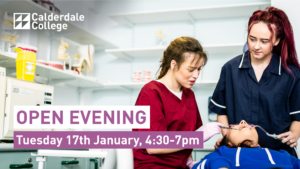 Open Evening, Tuesday 17th January, 4:30-7pm
