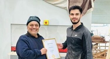 Sully’s journey from a quiet to confident Joinery apprentice!