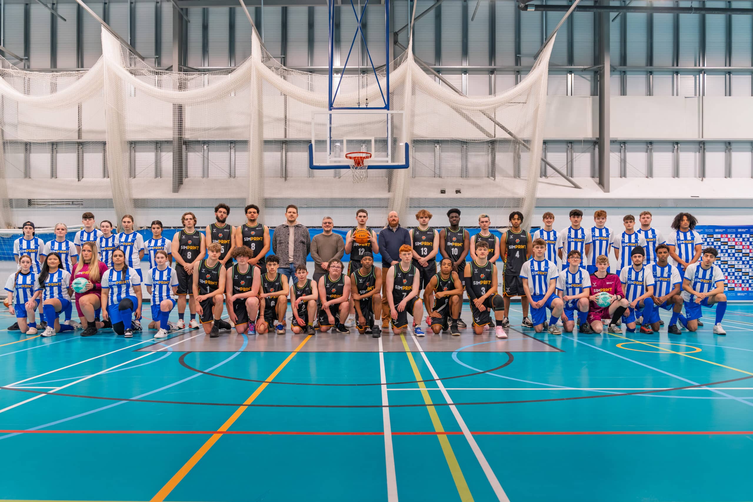 Making their mark: Simprint backs Calderdale College Sports Academies