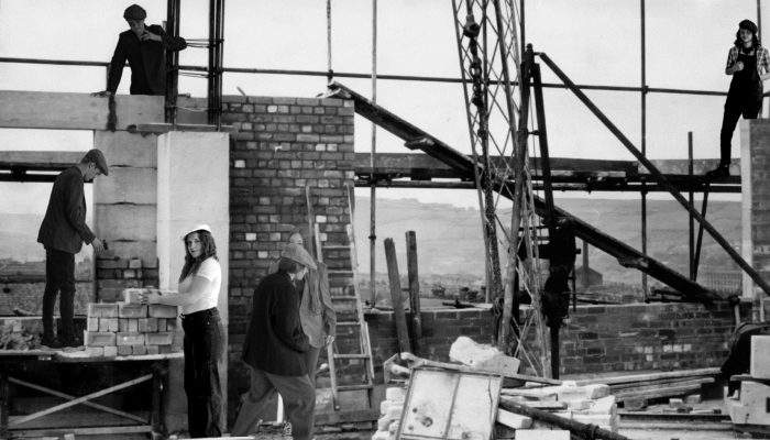 Calderdale College 1950s photo recreation Calderdale College 1950s photo recreation